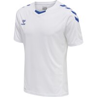 hummel Hmlcore Xk Poly Trikot S/S Herren - white/true blue