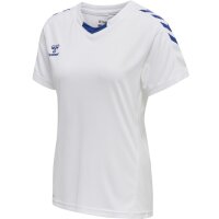 hummel Hmlcore Xk Poly Trikot S/S Damen - white/true blue