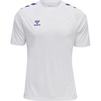 hummel Hmlcore Xk Core Poly T-Shirt S/S - white/true blue