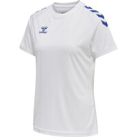 hummel Hmlcore Xk Core Poly Tee S/S Damen - white/true blue