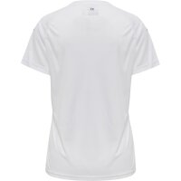 hummel Hmlcore Xk Core Poly Tee S/S Damen - white/true blue