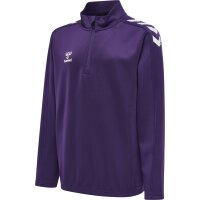 hummel Hmlcore Xk Half Zip Poly Sweat Kinder - acai/white