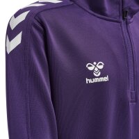 hummel Hmlcore Xk Half Zip Poly Sweat Kinder - acai/white