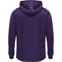 hummel Hmlcore Xk Poly Zip Hood Sweat - acai/white