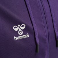 hummel Hmlcore Xk Poly Zip Hood Sweat - acai/white