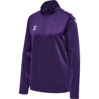 hummel Hmlcore Xk Half Zip Sweat Damen - acai/white