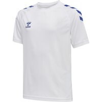 hummel Hmlcore Xk Core Poly Tee S/S Kinder - white/true blue