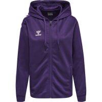 hummel Hmlcore Xk Poly Zip Hood Sweat Woma Damen - acai/white