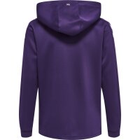 hummel Hmlcore Xk Poly Zip Hood Sweat Kinder - acai/white