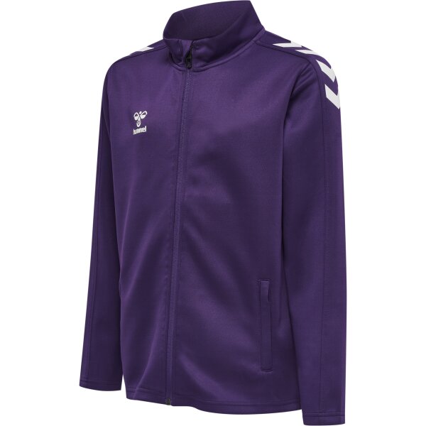 hummel Hmlcore Xk Poly Zip Sweat Kinder - acai/white