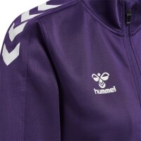 hummel Hmlcore Xk Poly Zip Sweat Damen - acai/white