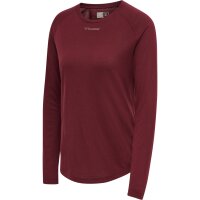 hummel Hmlmt Vanja T-Shirt L/S Damen - cabernet