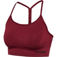 hummel Hmltiffy Seamless Sports Top Damen - cabernet