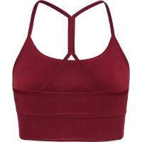 hummel Hmltiffy Seamless Sports Top Damen - cabernet