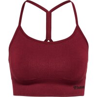 hummel Hmltiffy Seamless Sports Top Damen - cabernet