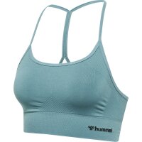 hummel Hmltiffy Seamless Sports Top Damen - north atlantic