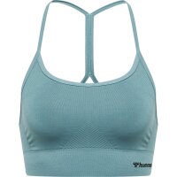 hummel Hmltiffy Seamless Sports Top Damen - north atlantic