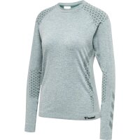 hummel Hmlci Seamless T-Shirt L/S Damen - north atlantic melange