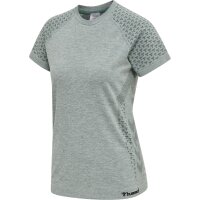 hummel Hmlci Seamless T-Shirt Damen - north atlantic melange