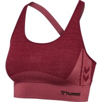 hummel Hmlclea Seamless Sports Top Damen - cabernet/apple...