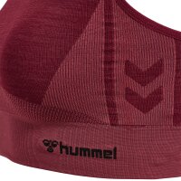 hummel Hmlclea Seamless Sports Top Damen - cabernet/apple butter melange