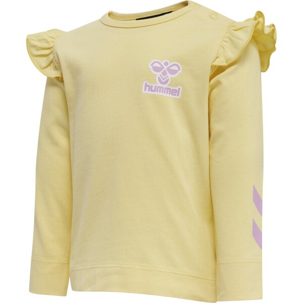 hummel Hmlmirabel T-Shirt L/S Mädchen - pale banana