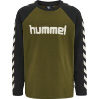 hummel Hmlboys T-Shirt L/S Jungen - dark olive