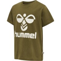 hummel Hmltres T-Shirt S/S Kinder - dark olive