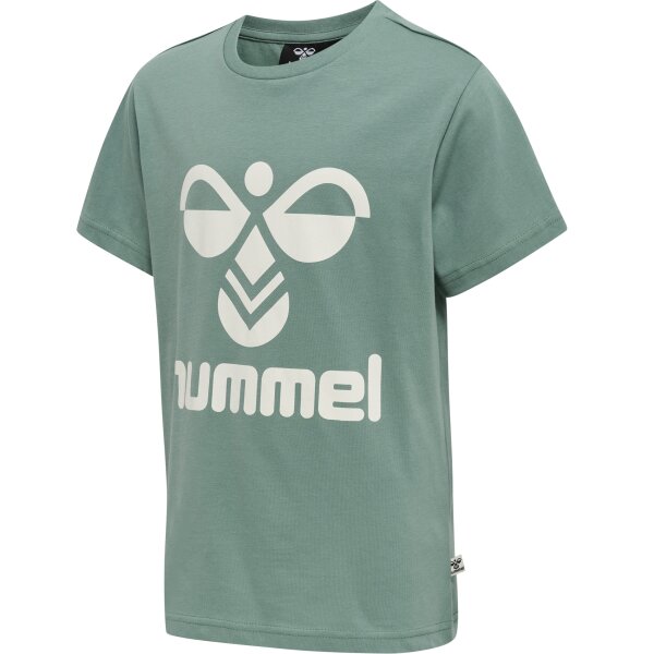 hummel Hmltres T-Shirt S/S Kinder - mineral blue