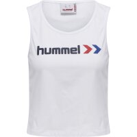 hummel Hmlic Texas Cropped Tanktop Damen - white/peacoat