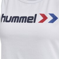 hummel Hmlic Texas Cropped Tanktop Damen - white/peacoat