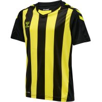 hummel Hmlcore Xk Striped Trikot S/S Kinder - black/blazing yellow