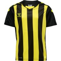 hummel Hmlcore Xk Striped Trikot S/S Kinder - black/blazing yellow