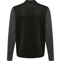 hummel Hmlongrid 1/2 Zip Poly Sweat Kinder - jet black/forged iron