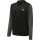 hummel Hmlongrid 1/2 Zip Poly Sweat Kinder - jet black/forged iron