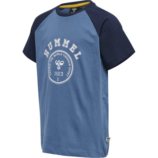 hummel Hmlphysics T-Shirt S/S Kinder - blue horizon