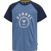 hummel Hmlphysics T-Shirt S/S Kinder - blue horizon