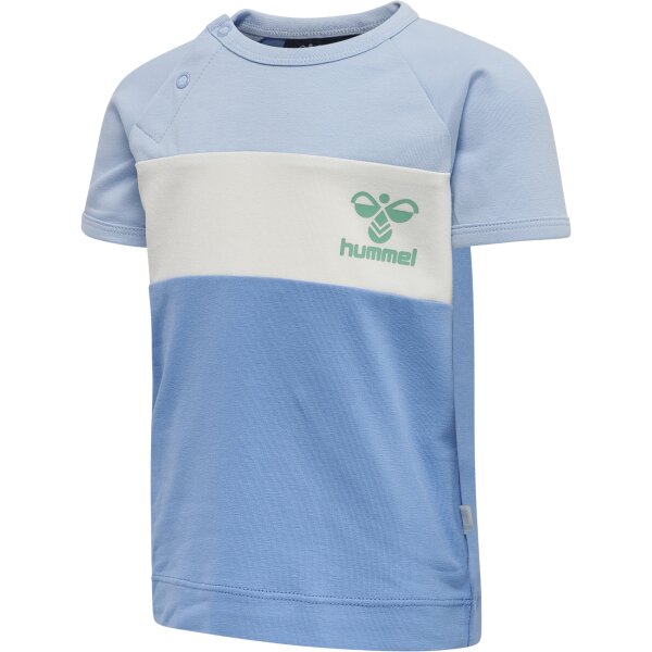 hummel Hmlaslan T-Shirt S/S Jungen - silver lake blue