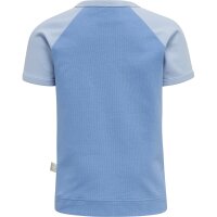 hummel Hmlaslan T-Shirt S/S Jungen - silver lake blue