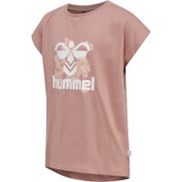 hummel Hmlazra T-Shirt S/S M&auml;dchen - ash rose