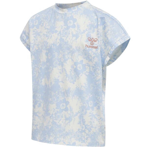 hummel Hmlinez T-Shirt S/S Mädchen - cerulean