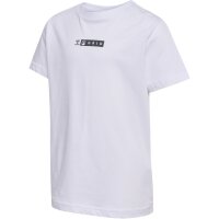 hummel Hmloffgrid Tee S/S Kinder - white/forged iron