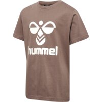 hummel Hmltres T-Shirt S/S Kinder - deep taupe