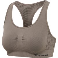 hummel Hmlmt Shaping Seamless Sports Top Damen - driftwood