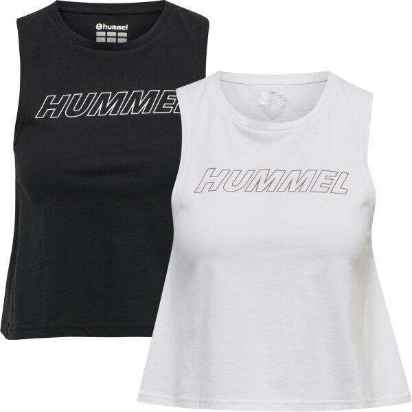 hummel Hmlte Cali 2-Pack Crop Cot Tanktop Damen -...