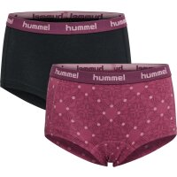 hummel Hmlcarolina Hipsters 2-Pack Mädchen - earth red