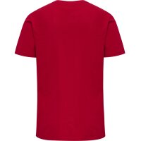 hummel Hmlred Basic T-Shirt S/S Herren - tango red