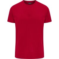 hummel Hmlred Basic T-Shirt S/S Herren - tango red