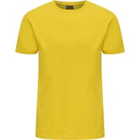 hummel Hmlred Basic T-Shirt S/S Herren - empire yellow