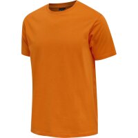 hummel Hmlred Basic T-Shirt S/S Herren - orange tiger